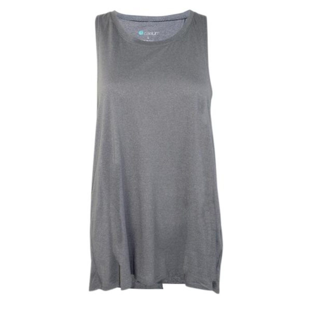 Split Back Gray Workout Tank NWT